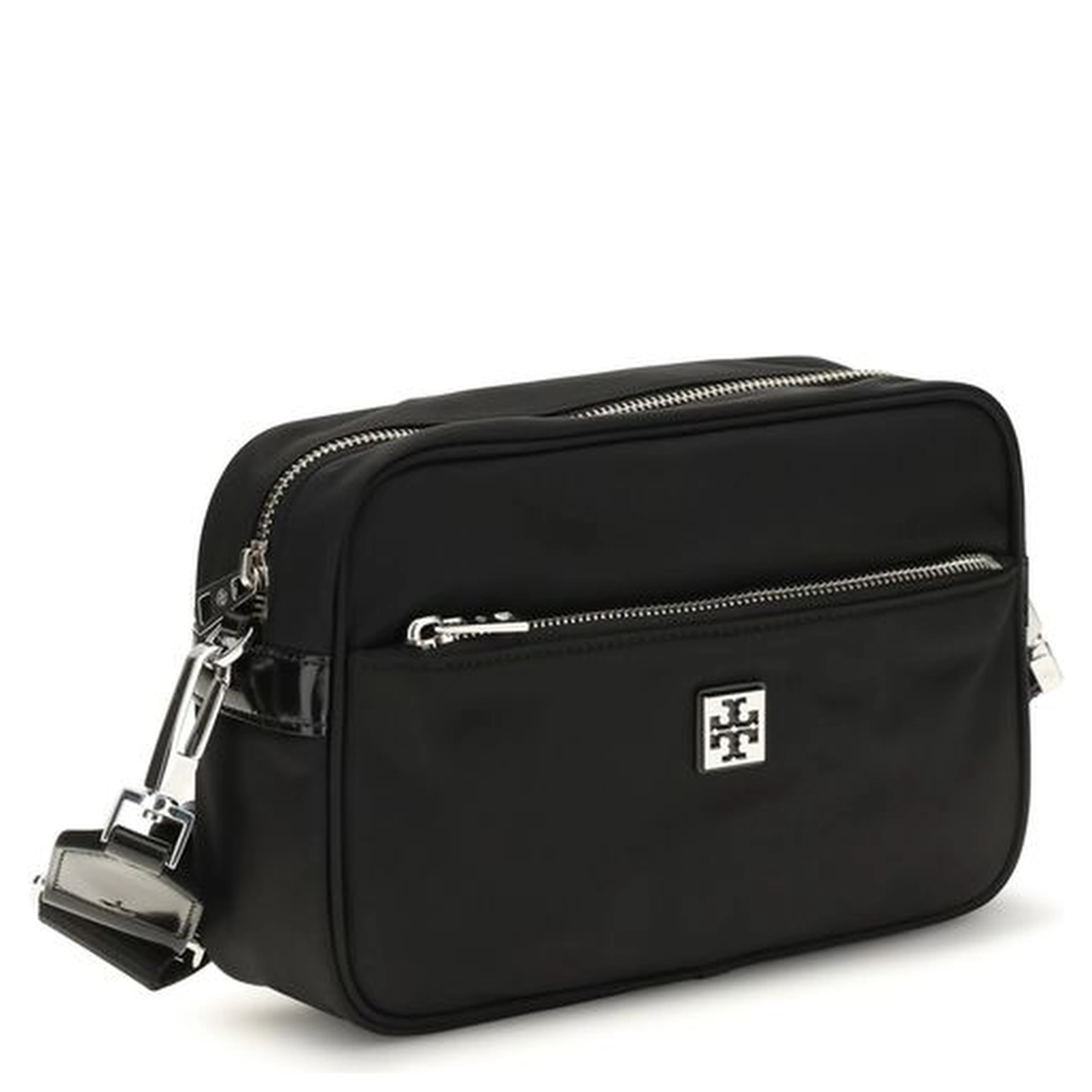 Black Polyamide Shoulder Bag