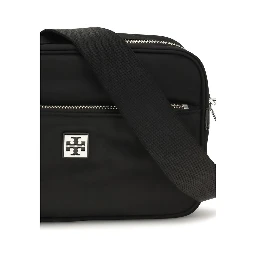 Black Polyamide Shoulder Bag