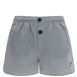 Gray Nylon Bermuda Shorts