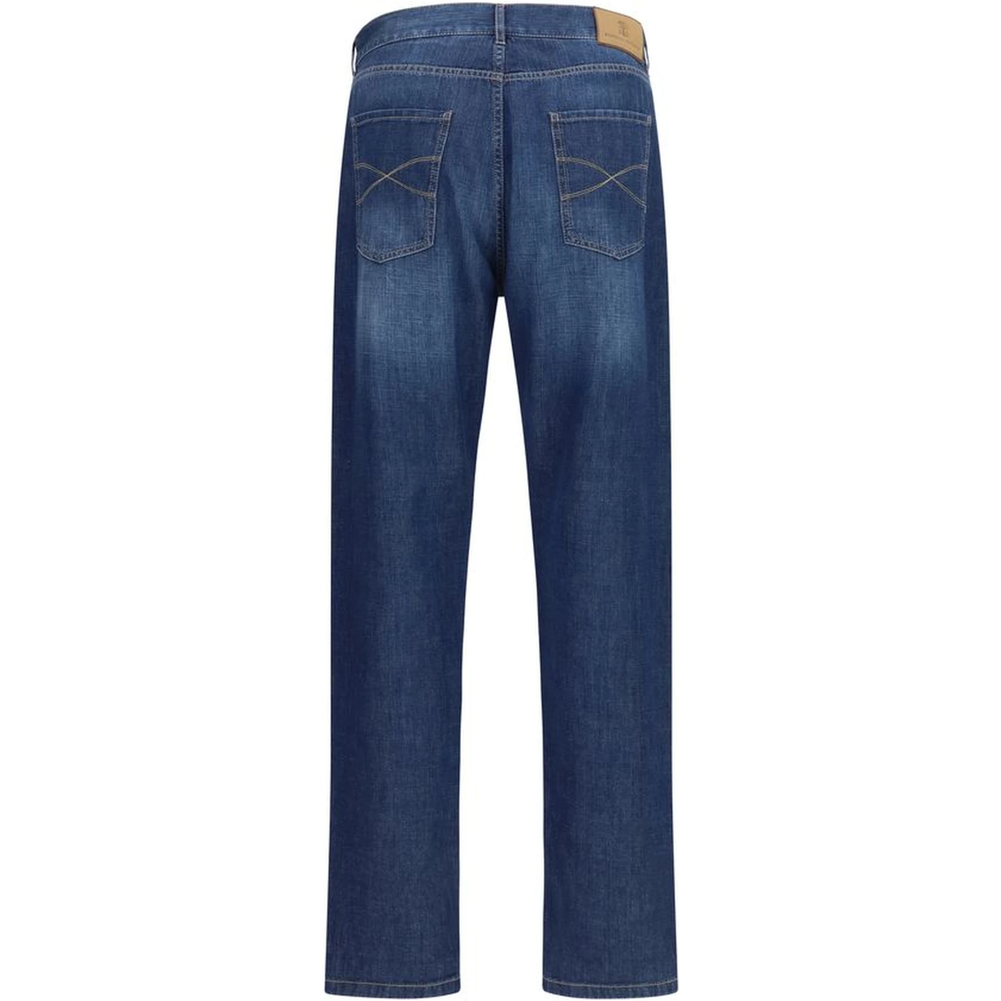 Blue Cotton Jeans Denim