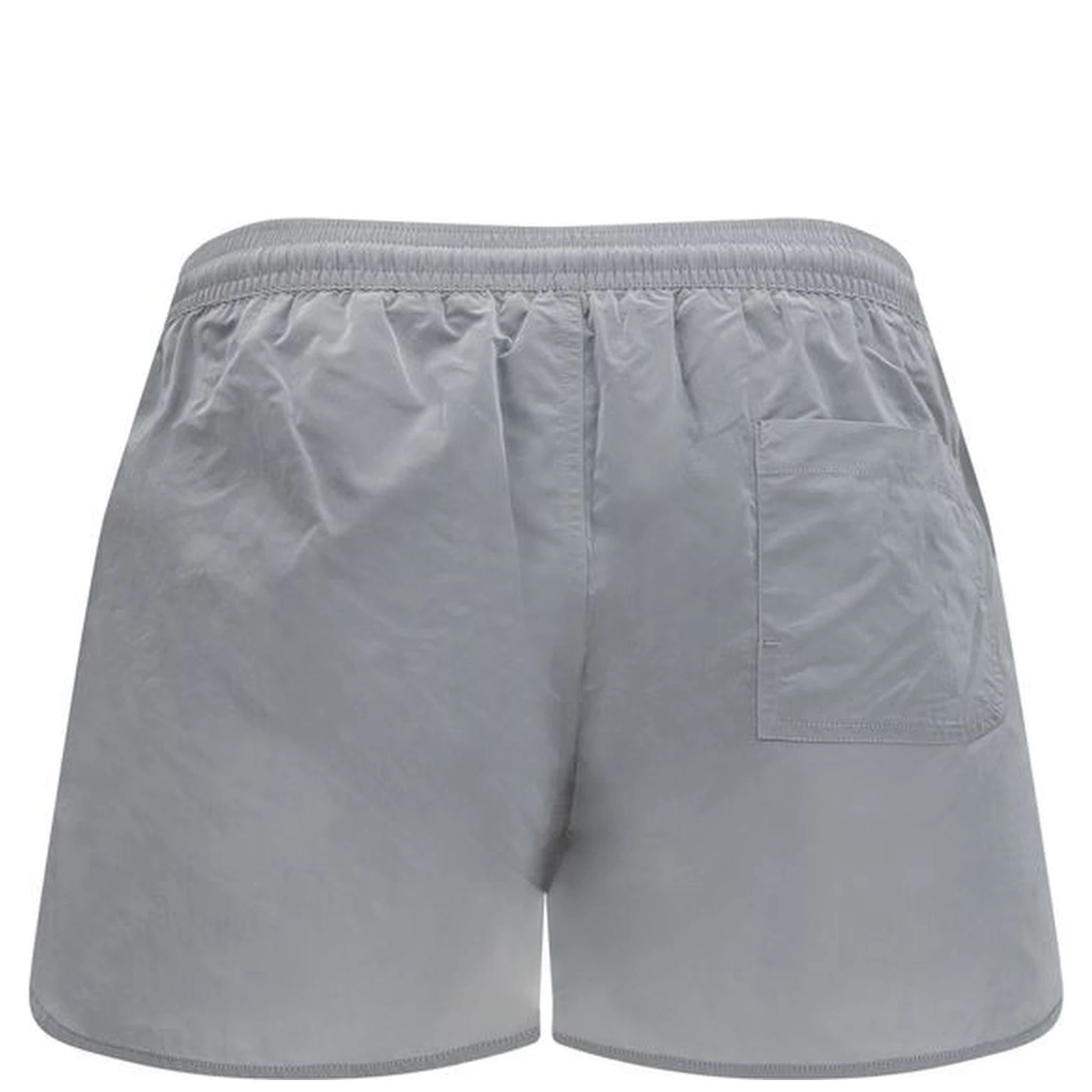 Gray Nylon Bermuda Shorts