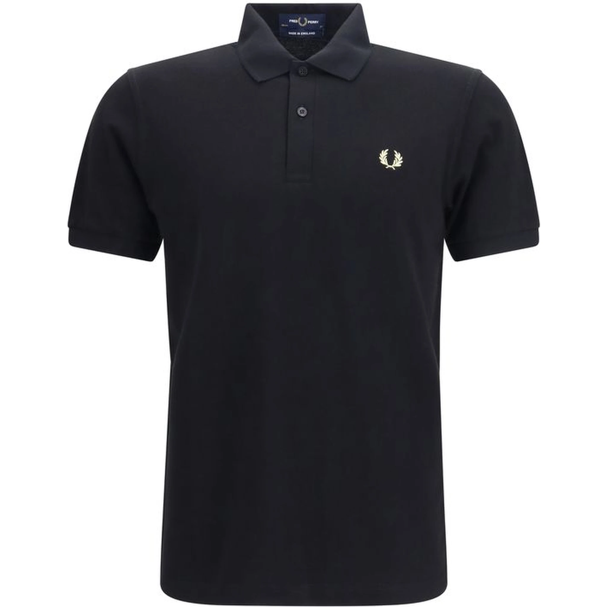 Black Cotton Polo Shirt
