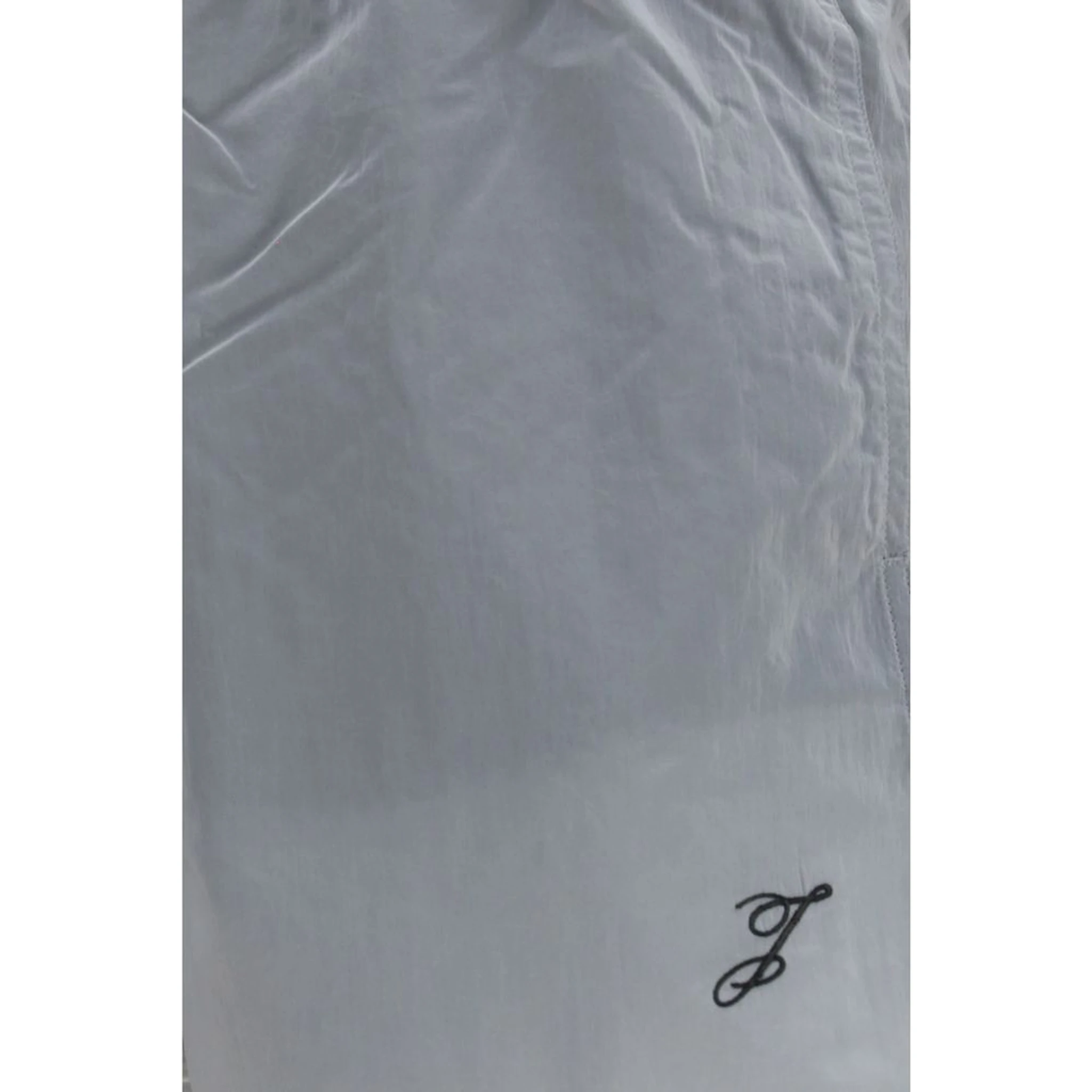 Gray Nylon Bermuda Shorts