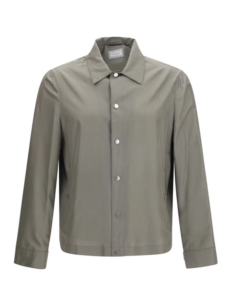 Bicolor Silk Jacket
