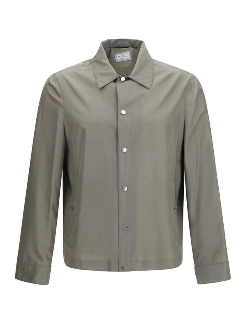 Bicolor Silk Jacket