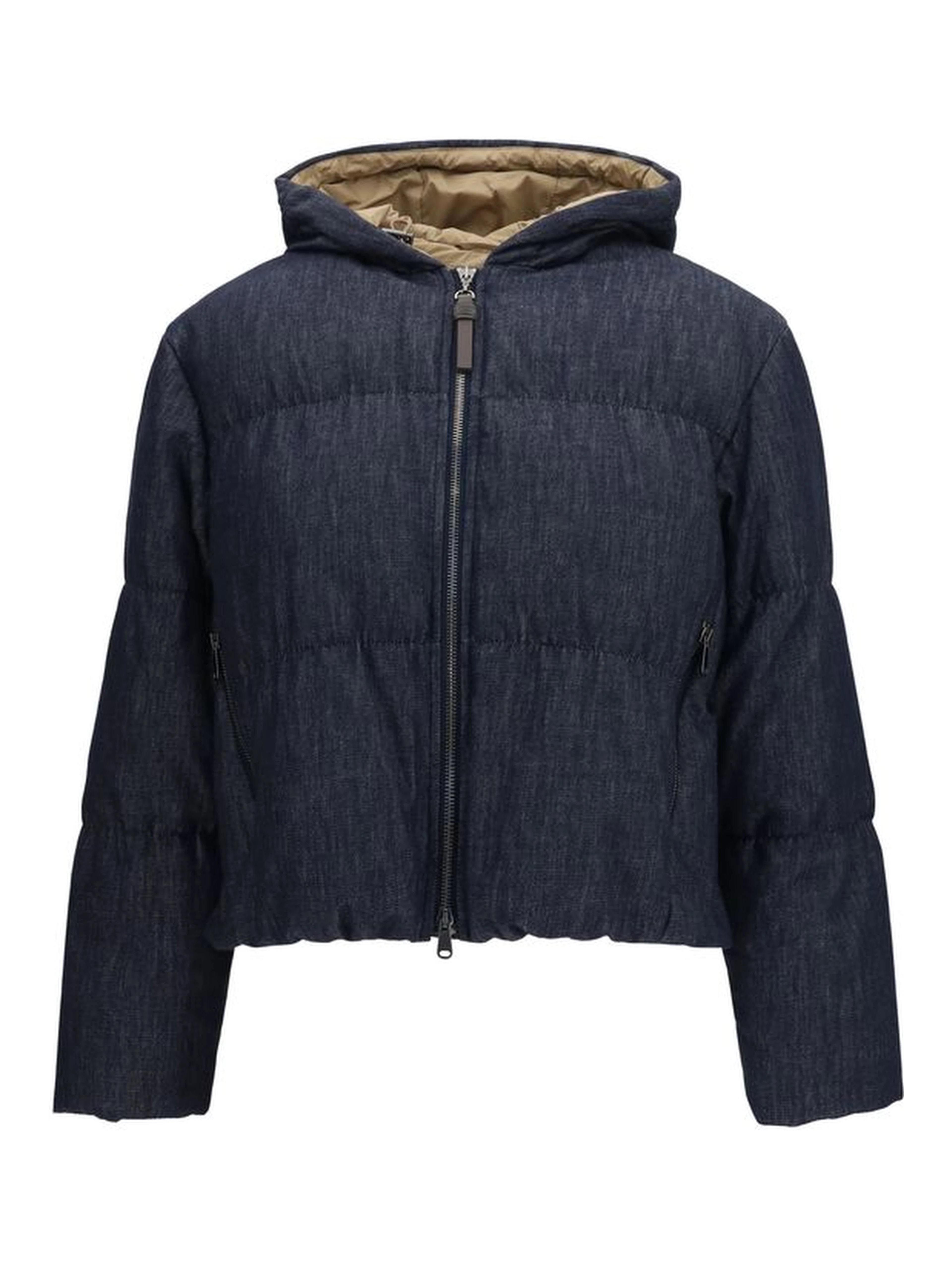 Blue Cotton Shell Jacket