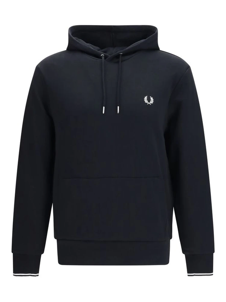 Black Cotton Sweatshirt