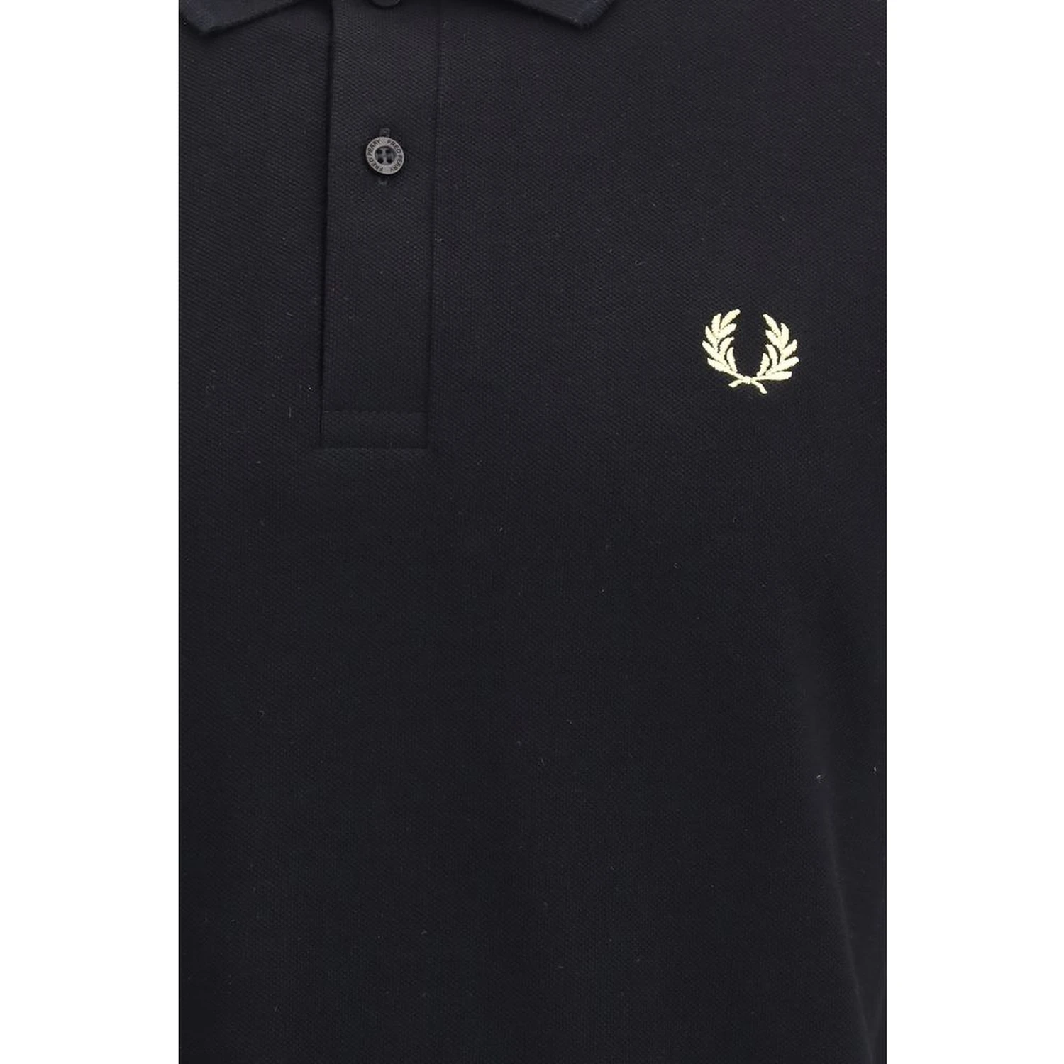 Black Cotton Polo Shirt