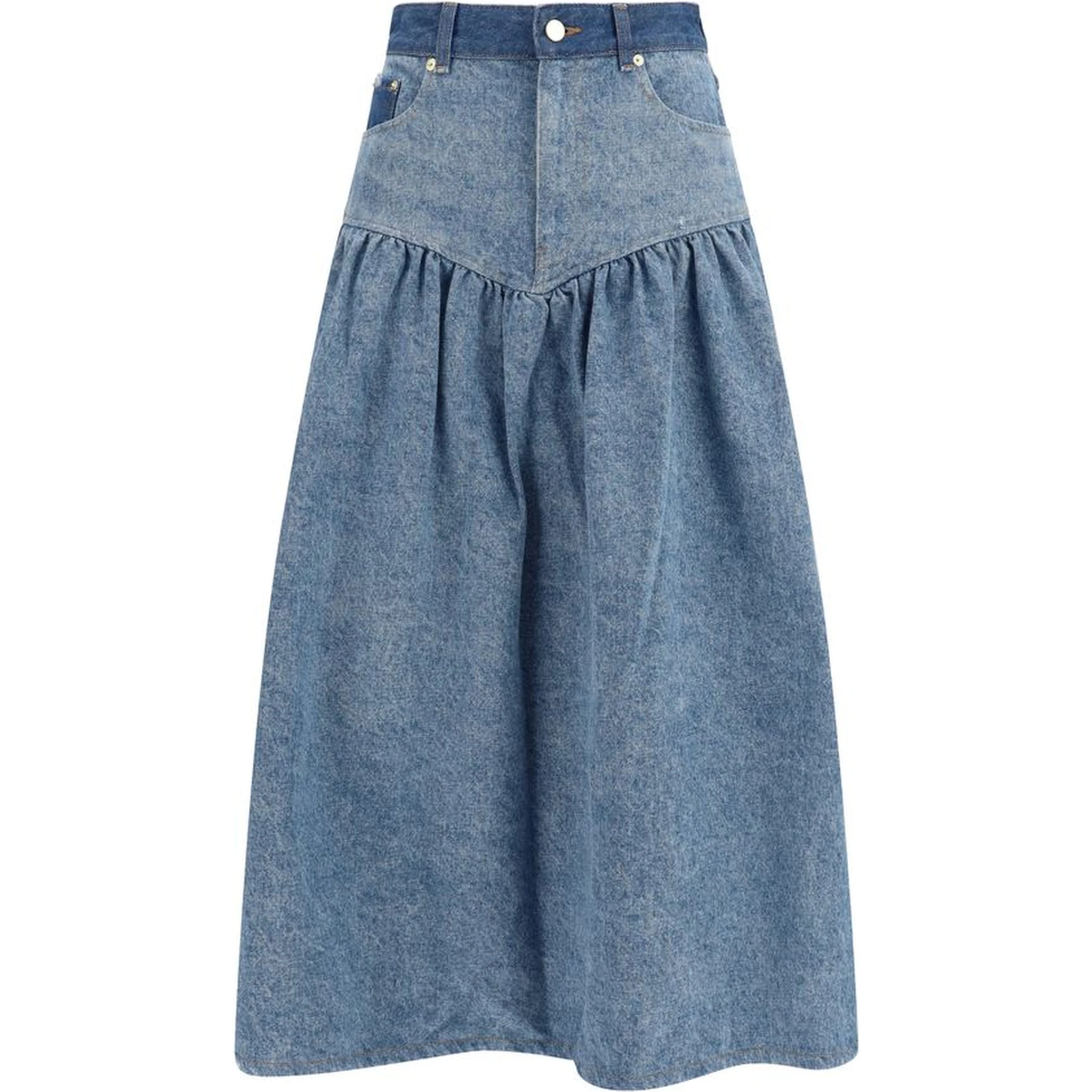 Blue Denim Skirt