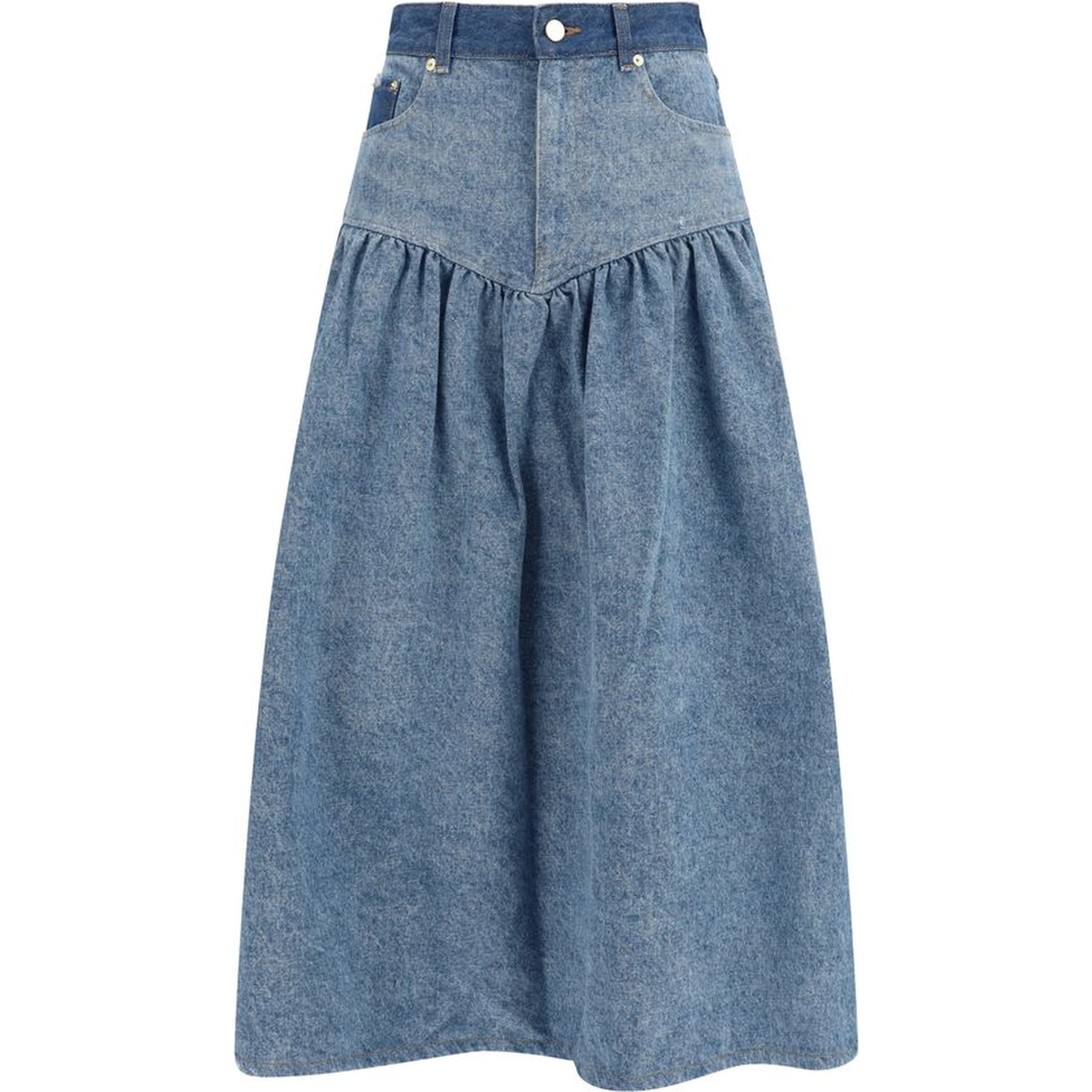 Blue Denim Skirt