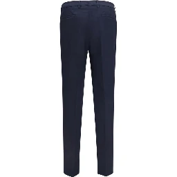 Black Cotton Chino Pants