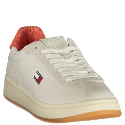 Beige Polyester Athletic Sneakers