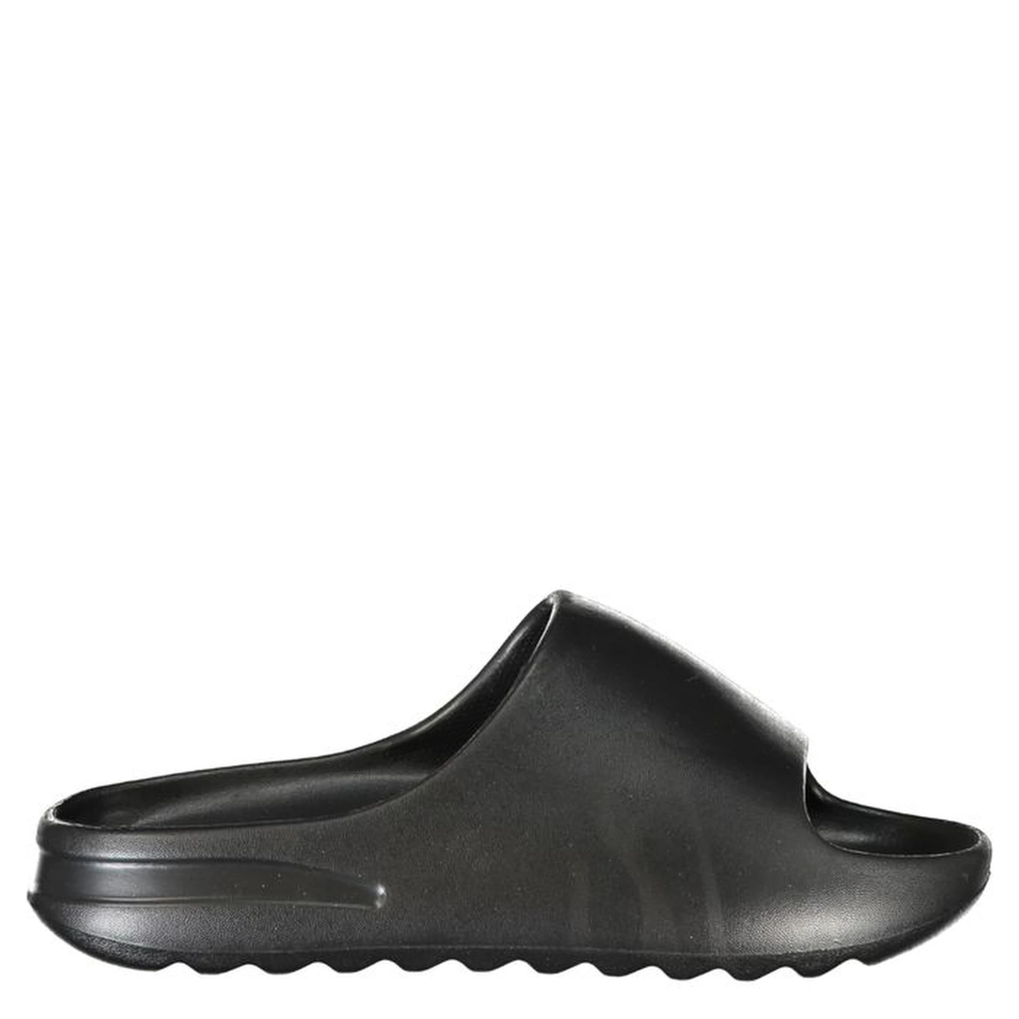 Black Polyurethane Women's Slipper
