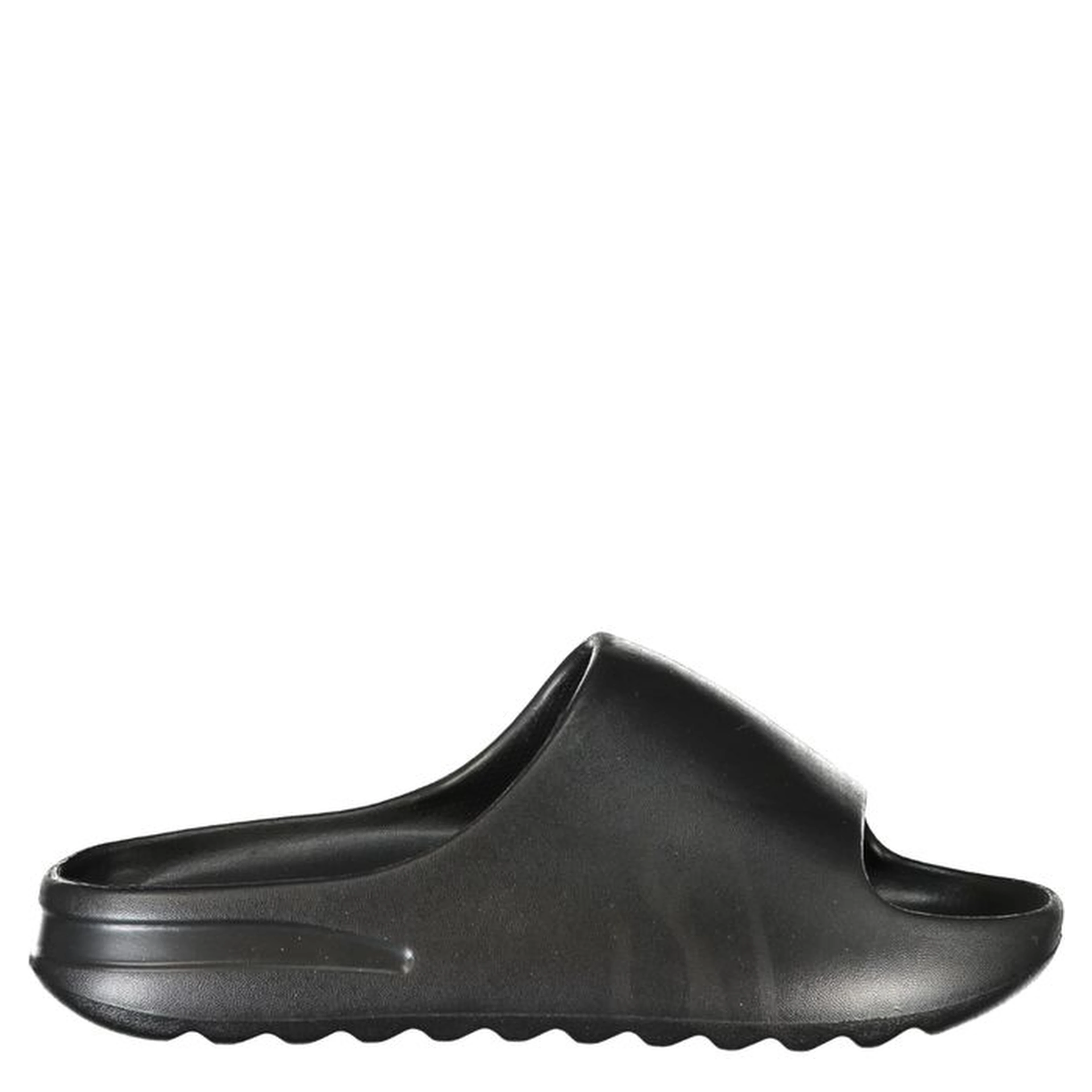 Black Polyurethane Women's Slipper
