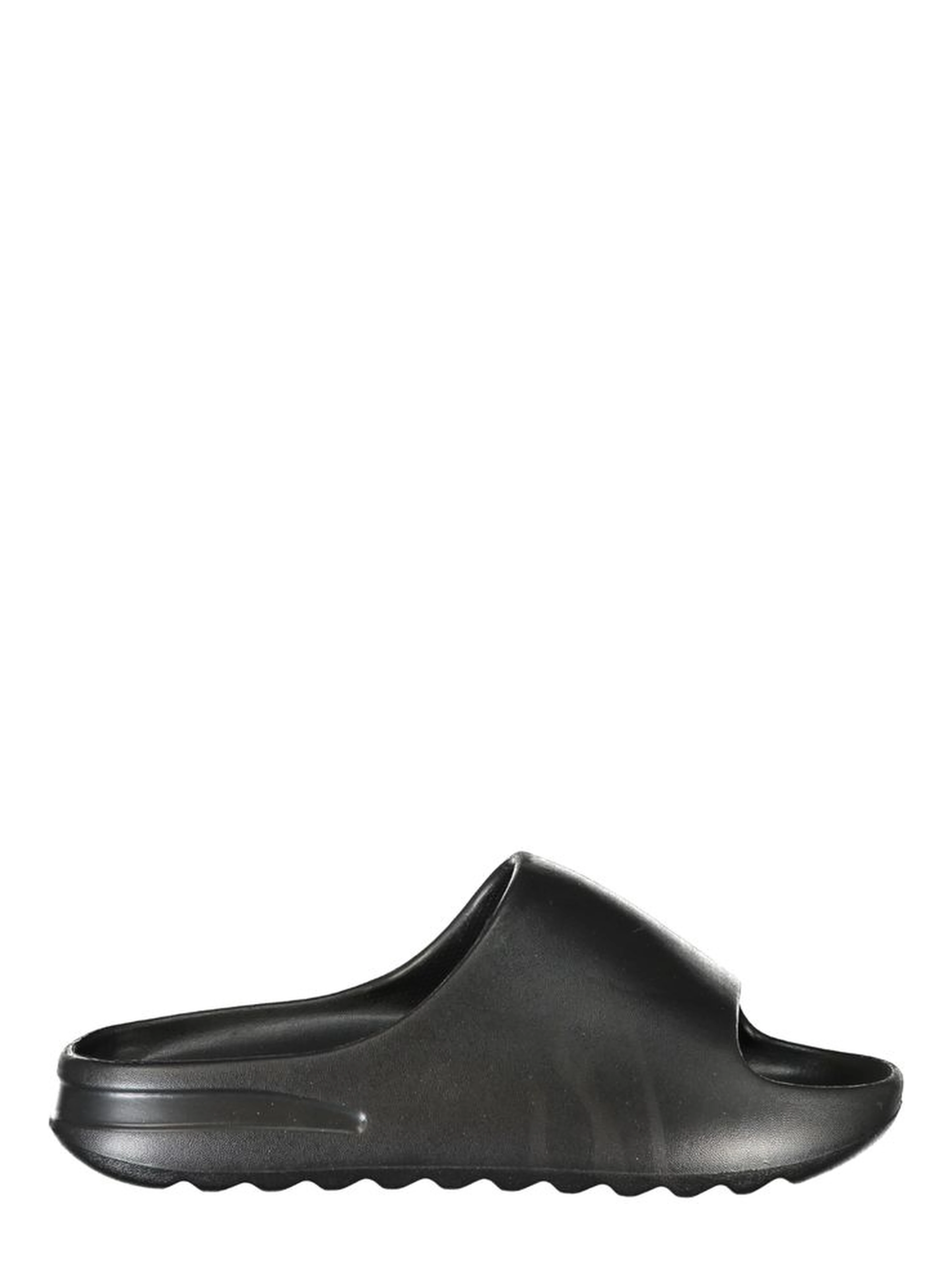 Black Polyurethane Women's Slipper