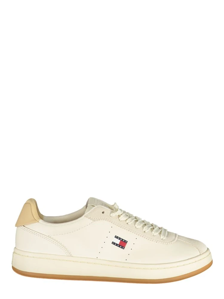 Beige Polyurethane Womens Sneaker