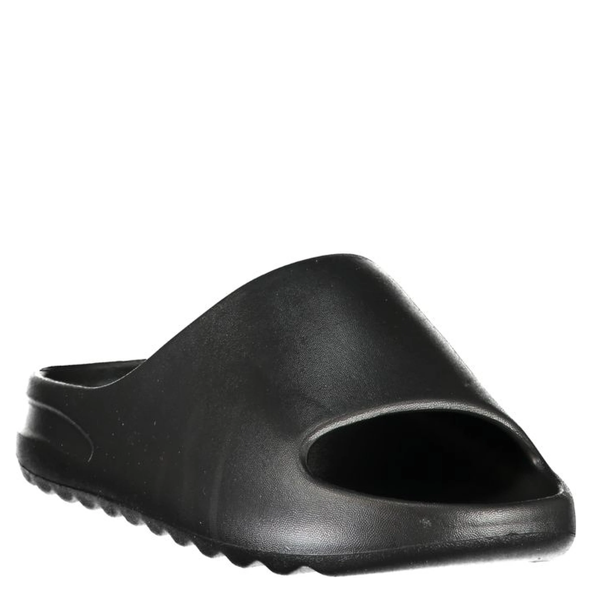 Black Polyurethane Women's Slipper