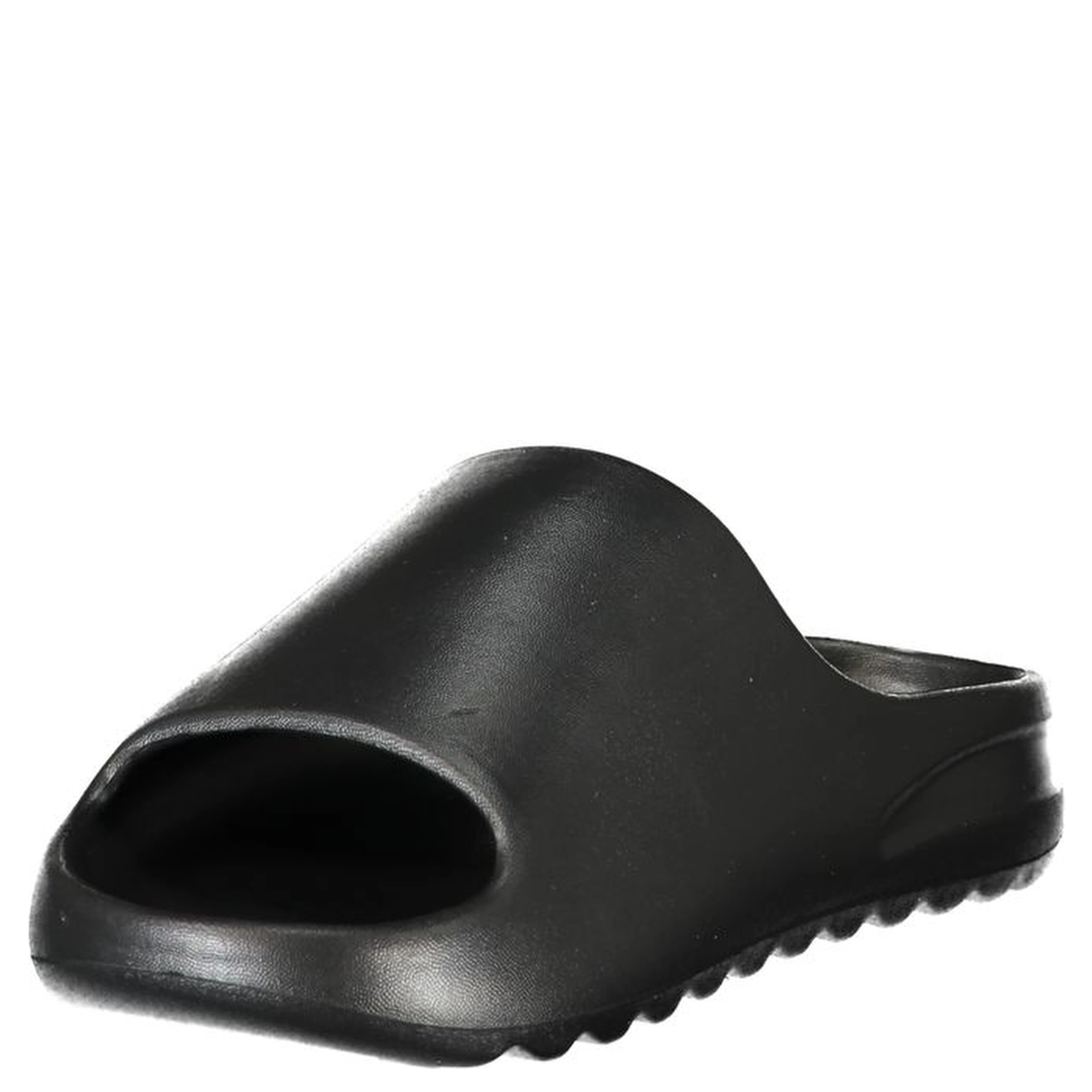 Black Polyurethane Women's Slipper
