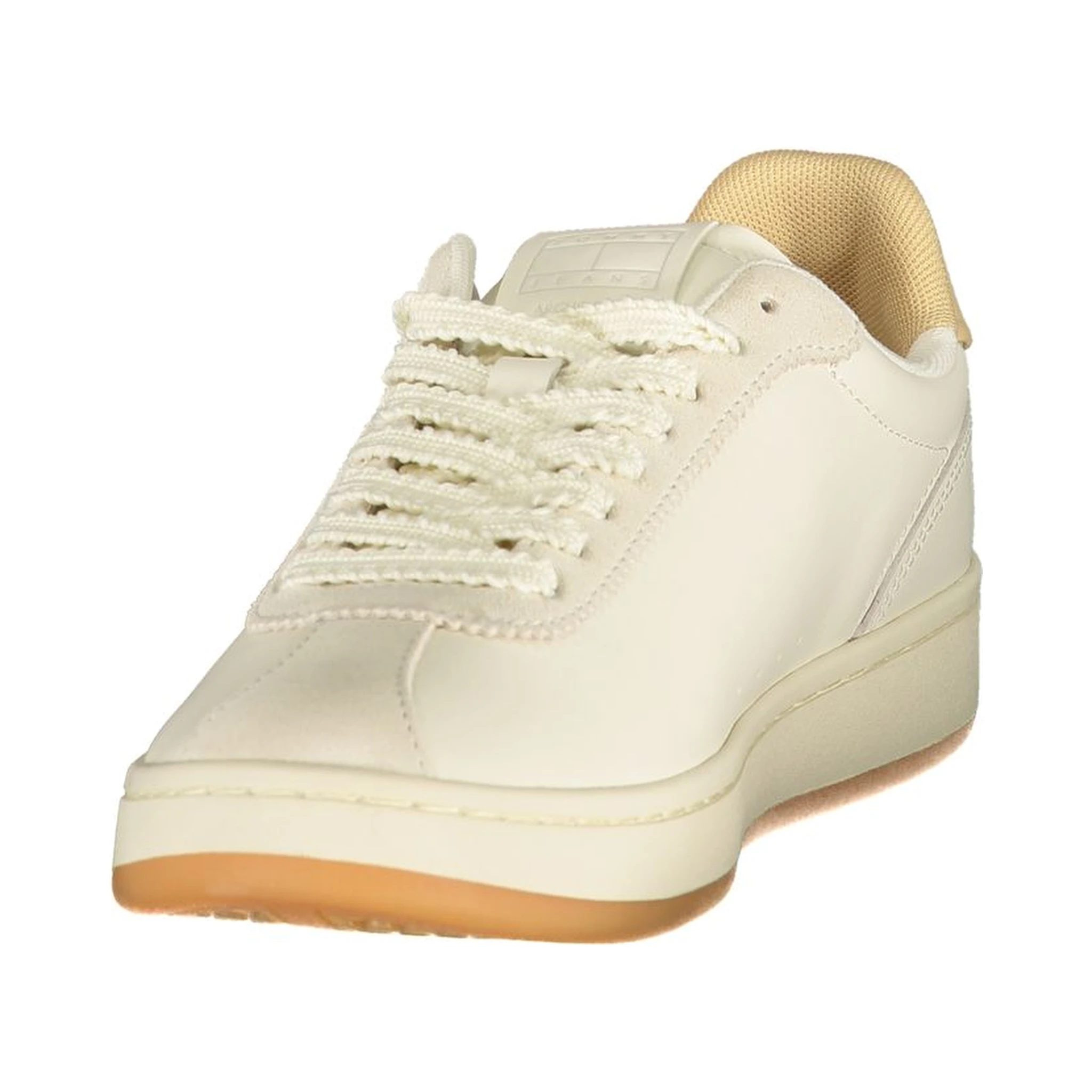 Beige Polyurethane Womens Sneaker
