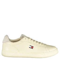White Polyurethane Men's Sneaker