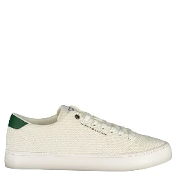 Bianco Polyester Men's Sneaker