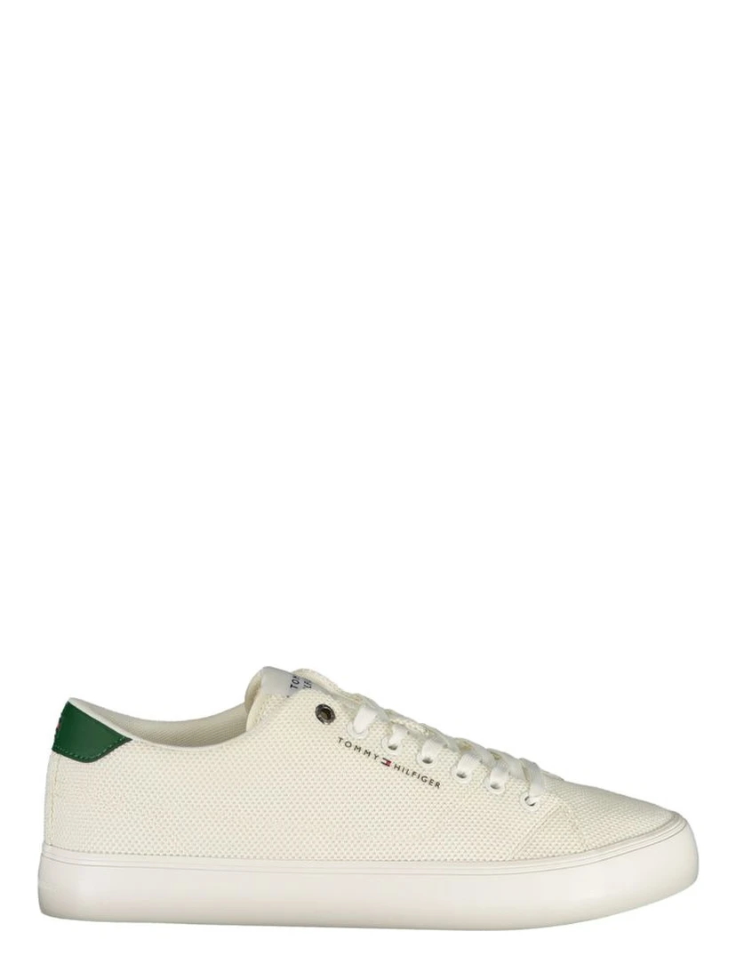 Bianco Polyester Men's Sneaker
