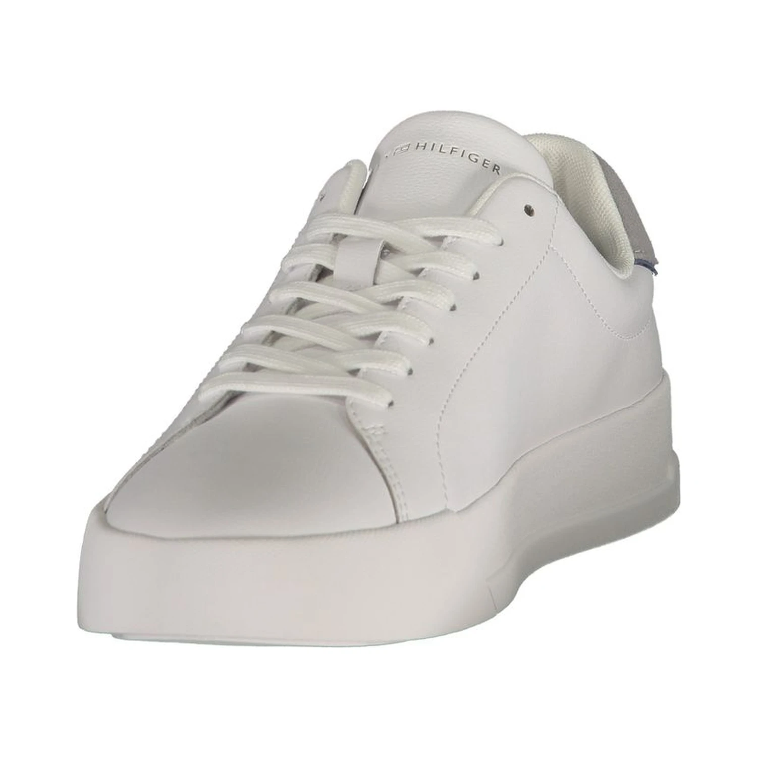 White Polyurethane Men's Sneaker