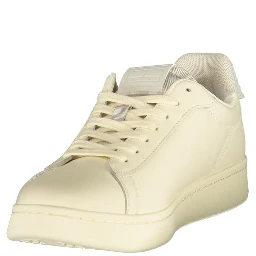 White Polyurethane Men's Sneaker