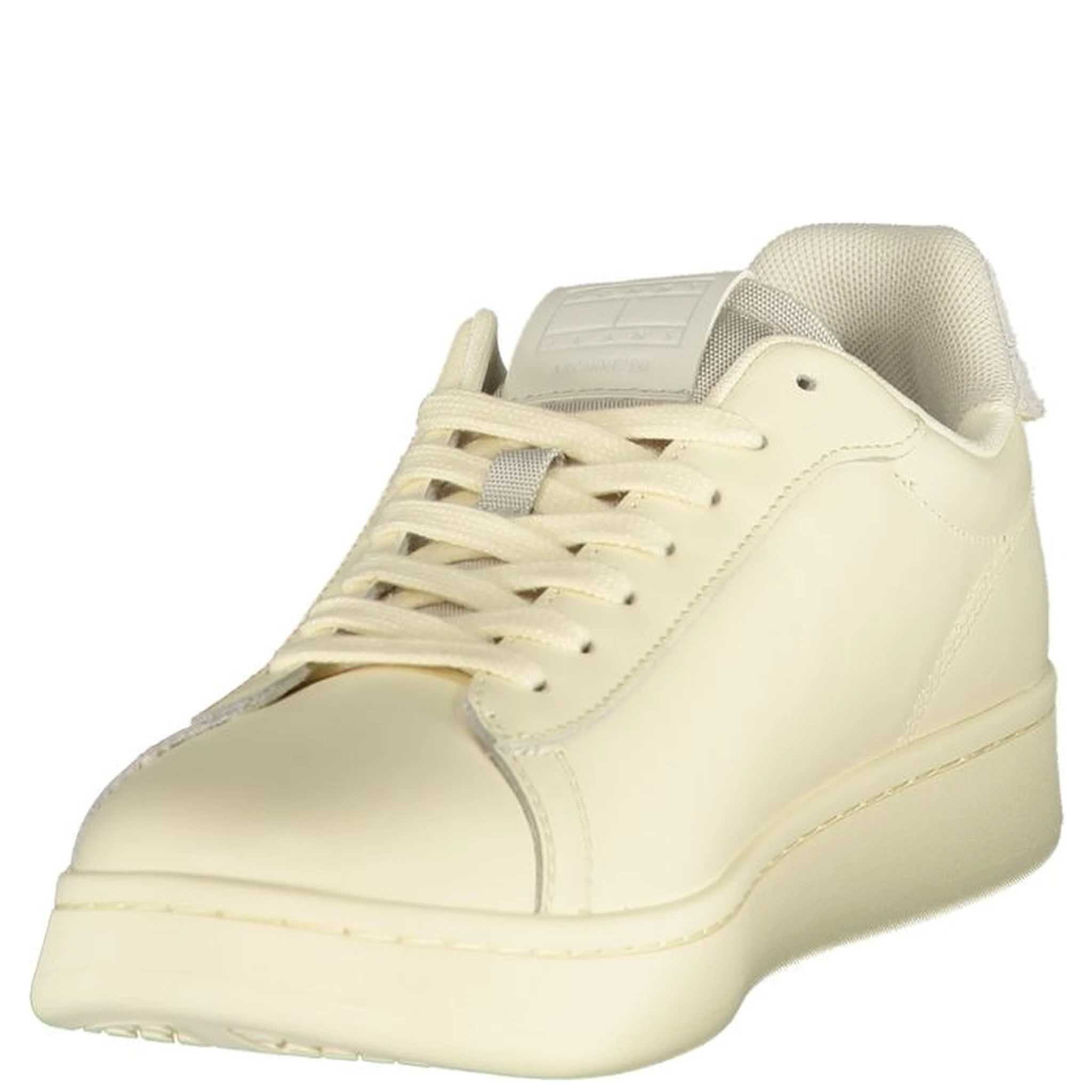 White Polyurethane Men's Sneaker