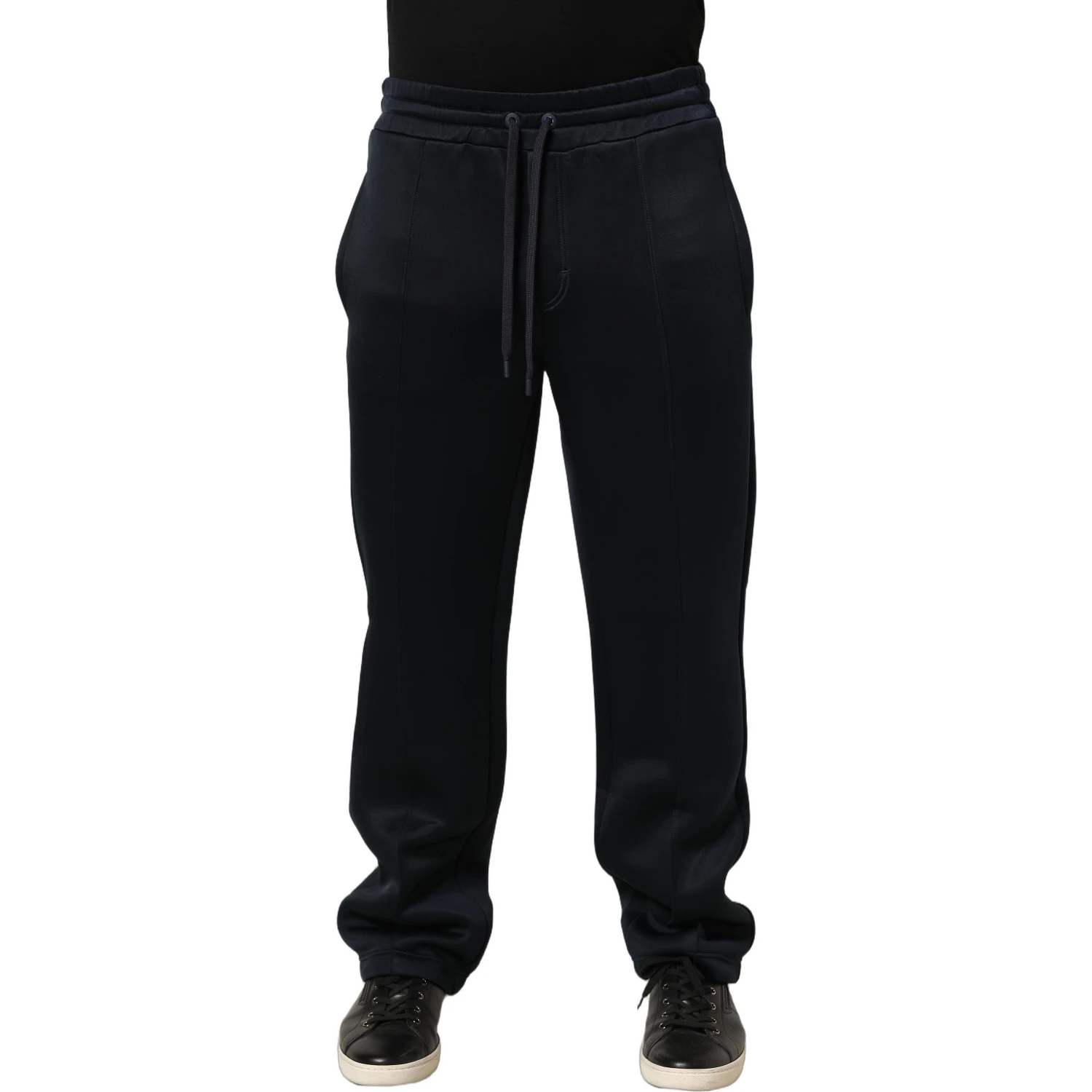 Black Polyester Jogger Men Sweatpants Pants