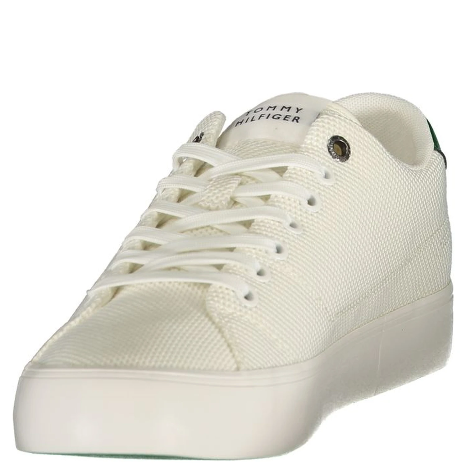 Bianco Polyester Men's Sneaker