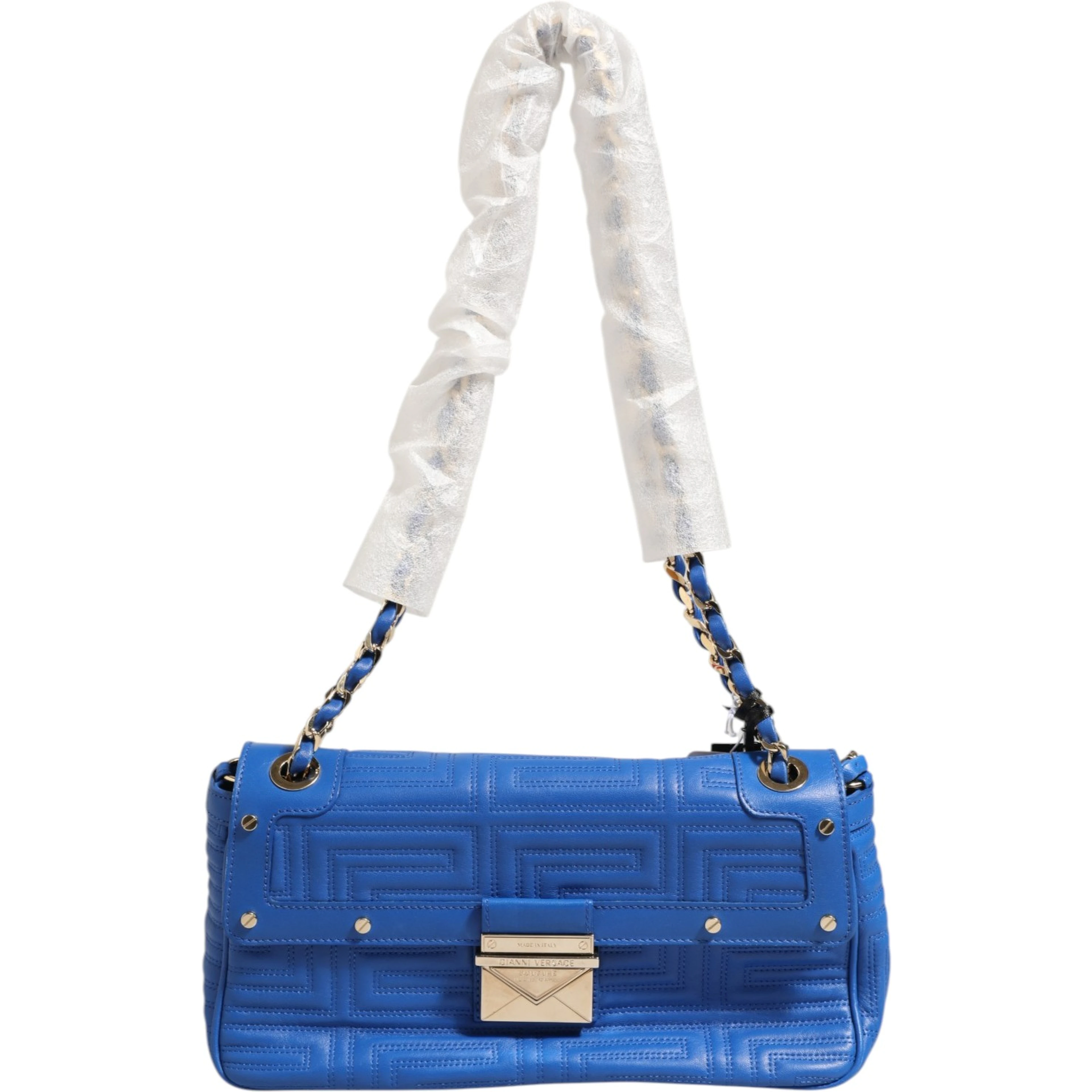 Couture Quilted Leather Shoulder Bag