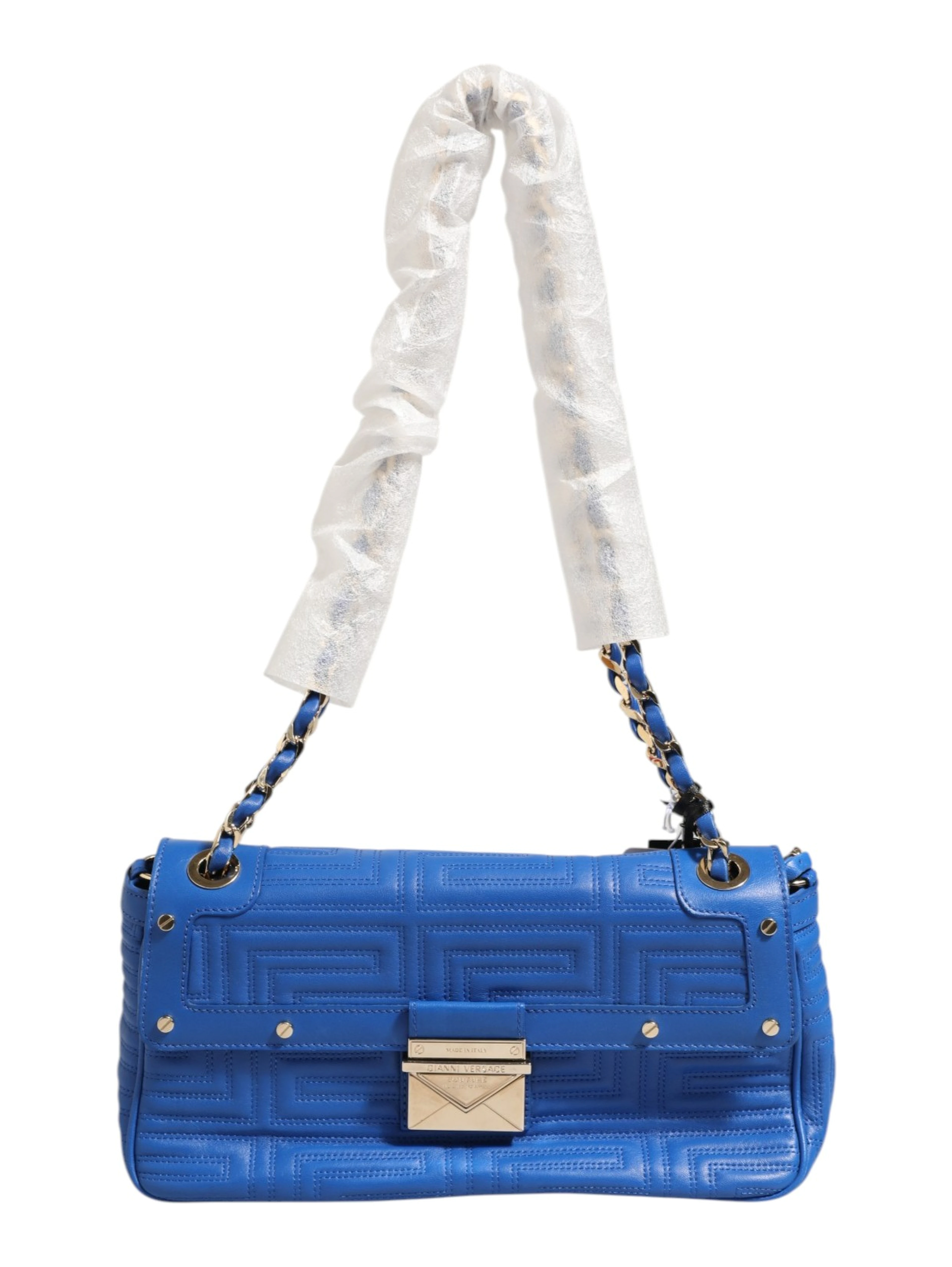 Couture Quilted Leather Shoulder Bag