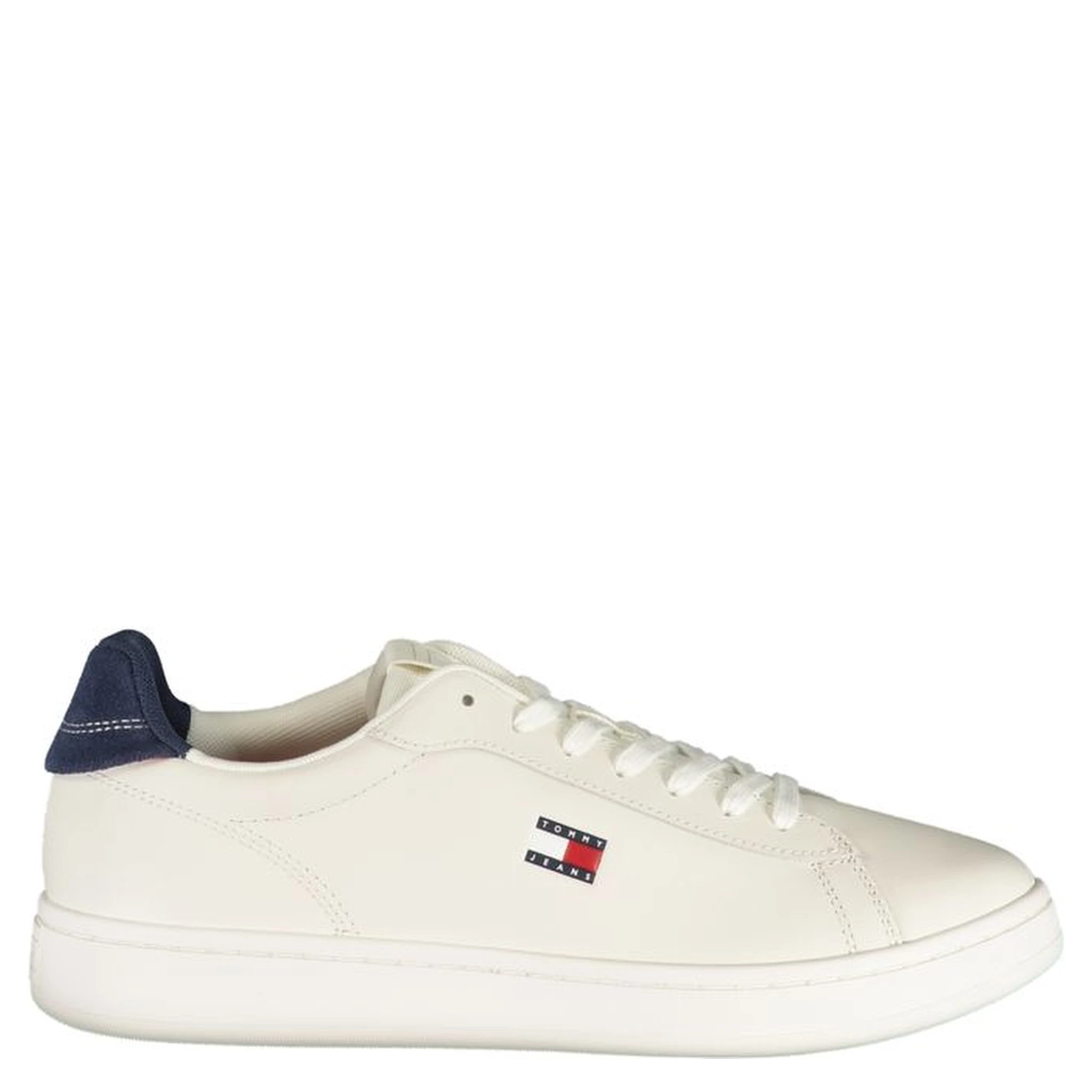 White Polyurethane Men's Sneaker