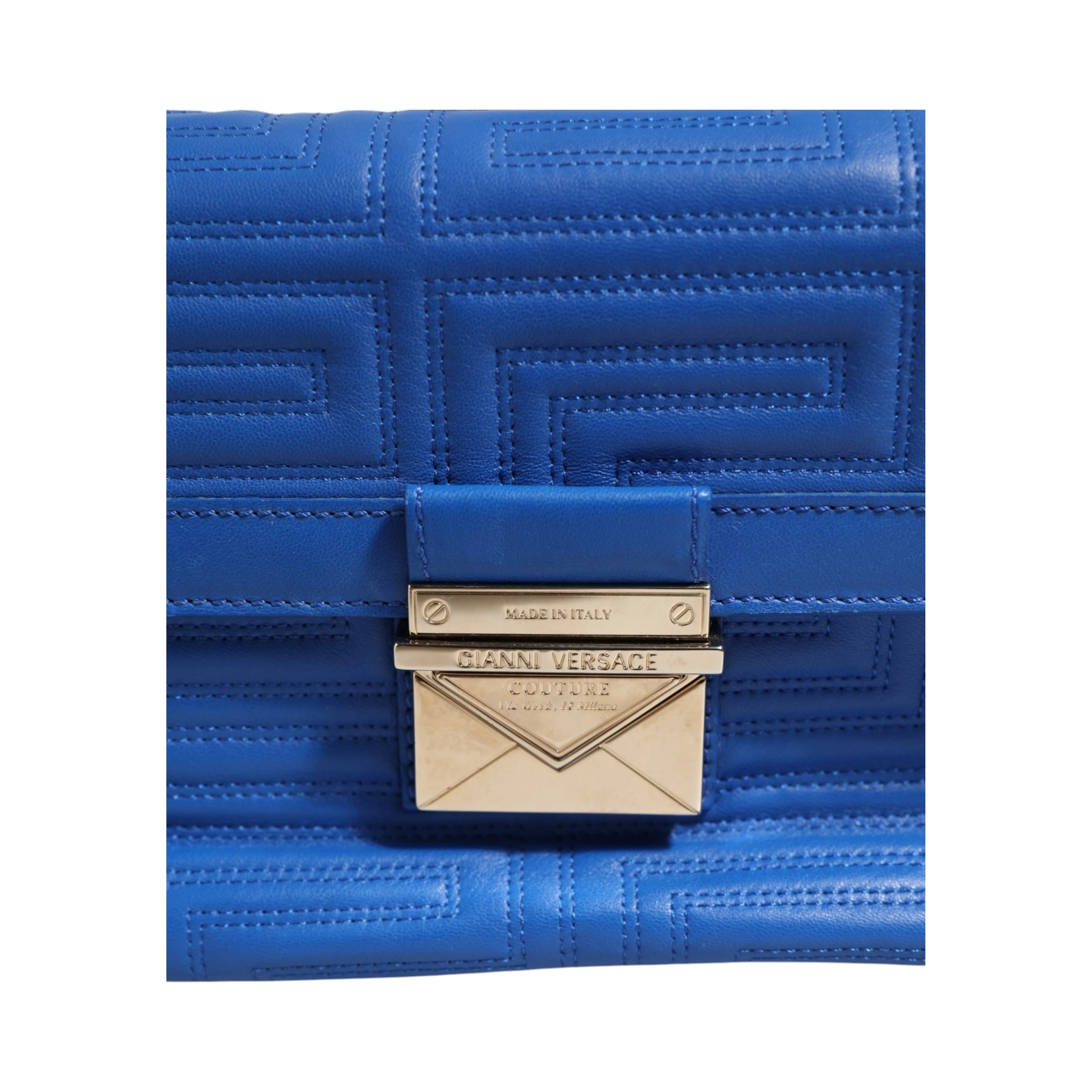 Couture Quilted Leather Shoulder Bag