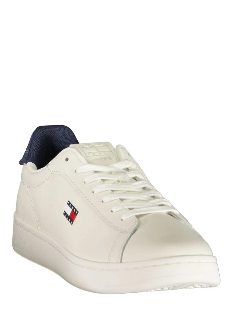 White Polyurethane Men's Sneaker alternative