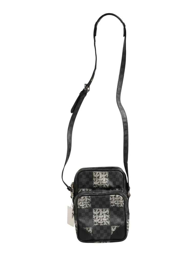 Black Damier Graphite Canvas Amazon Christopher Nemeth Shoulder Bag