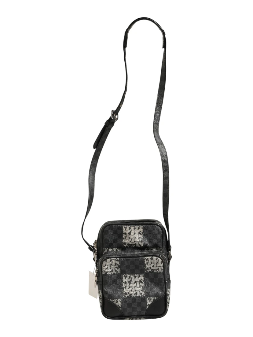Black Damier Graphite Canvas Amazon Christopher Nemeth Shoulder Bag