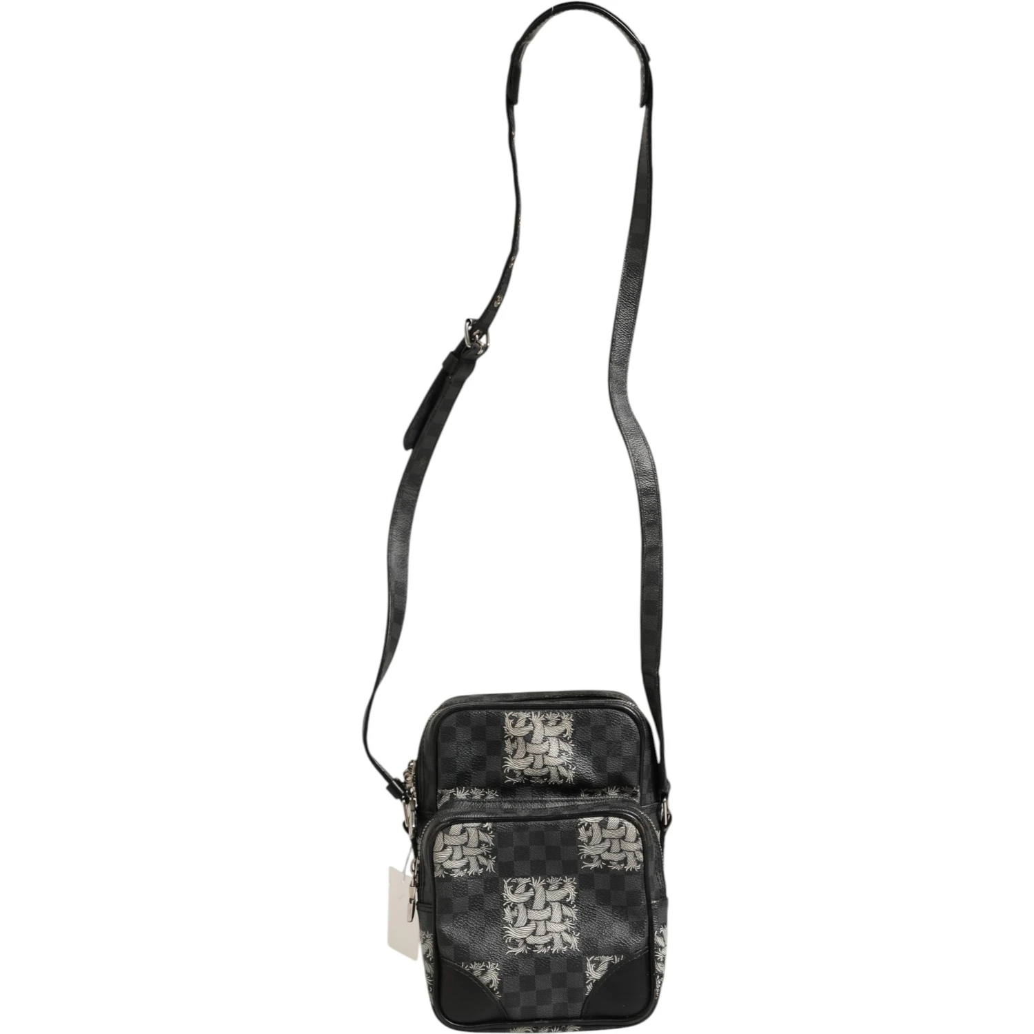 Black Damier Graphite Canvas Amazon Christopher Nemeth Shoulder Bag