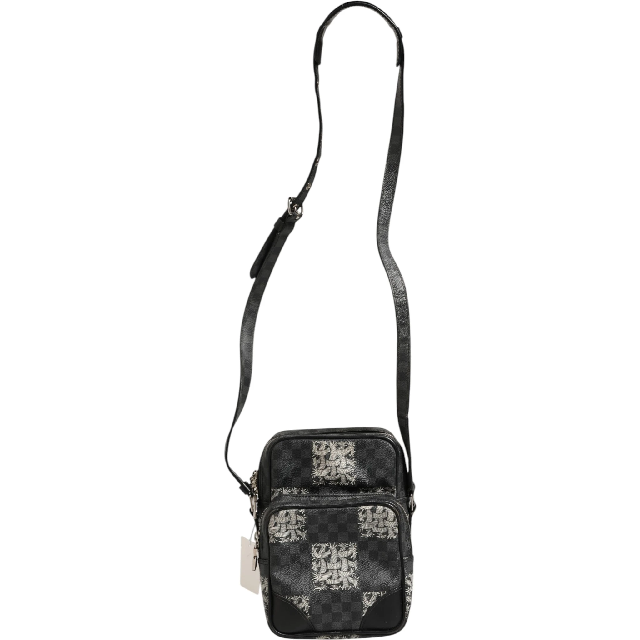 Black Damier Graphite Canvas Amazon Christopher Nemeth Shoulder Bag