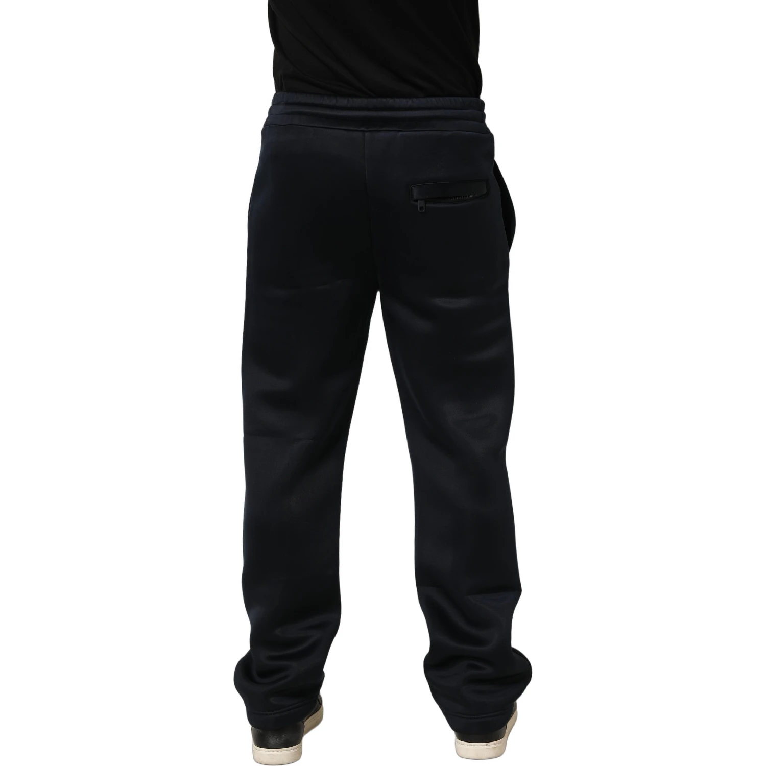 Black Polyester Jogger Men Sweatpants Pants