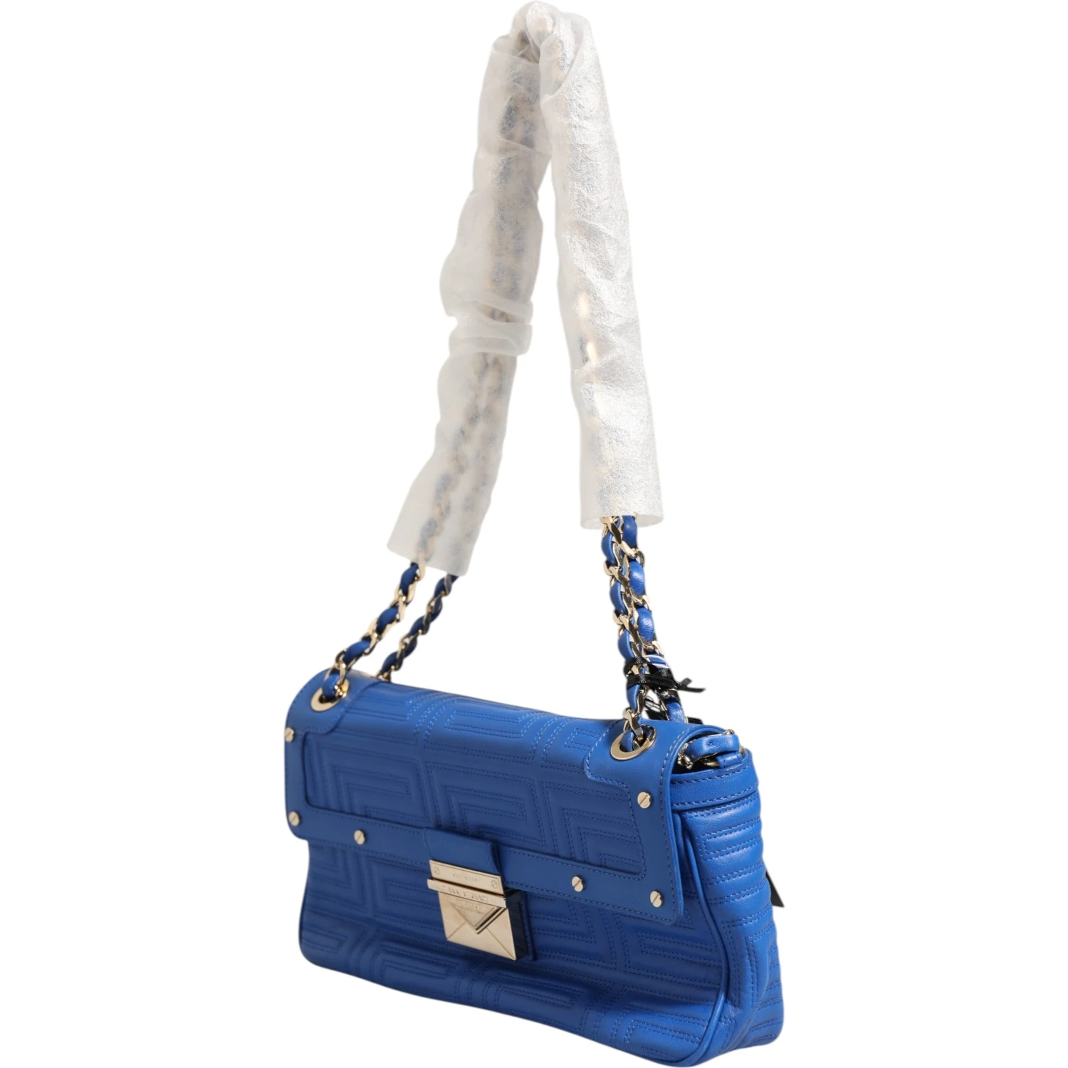 Couture Quilted Leather Shoulder Bag