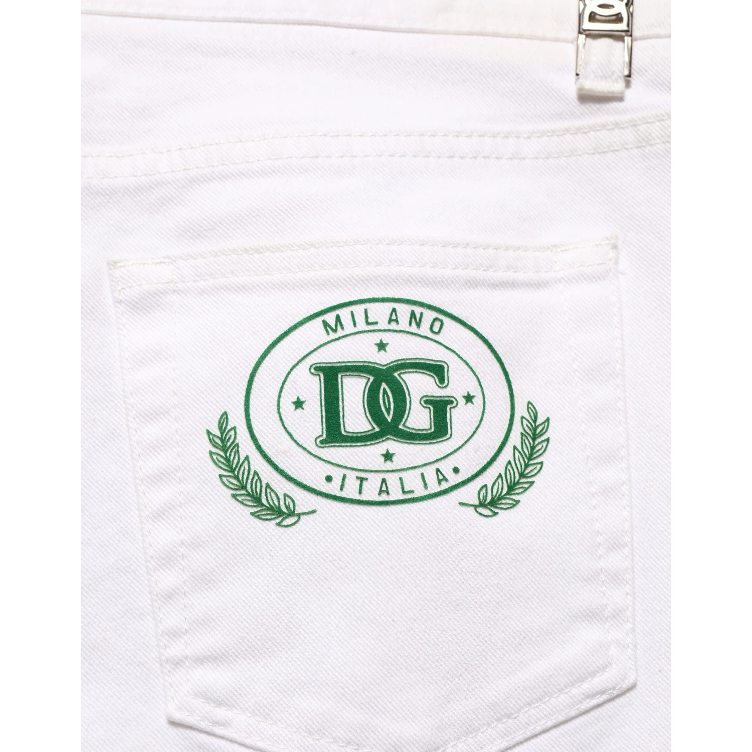 White Cotton Skinny Mid Waist Denim Jeans
