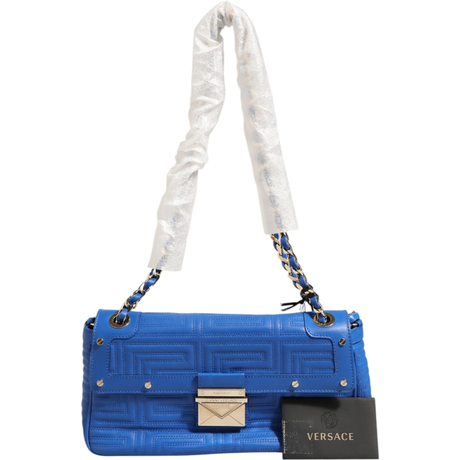 Couture Quilted Leather Shoulder Bag