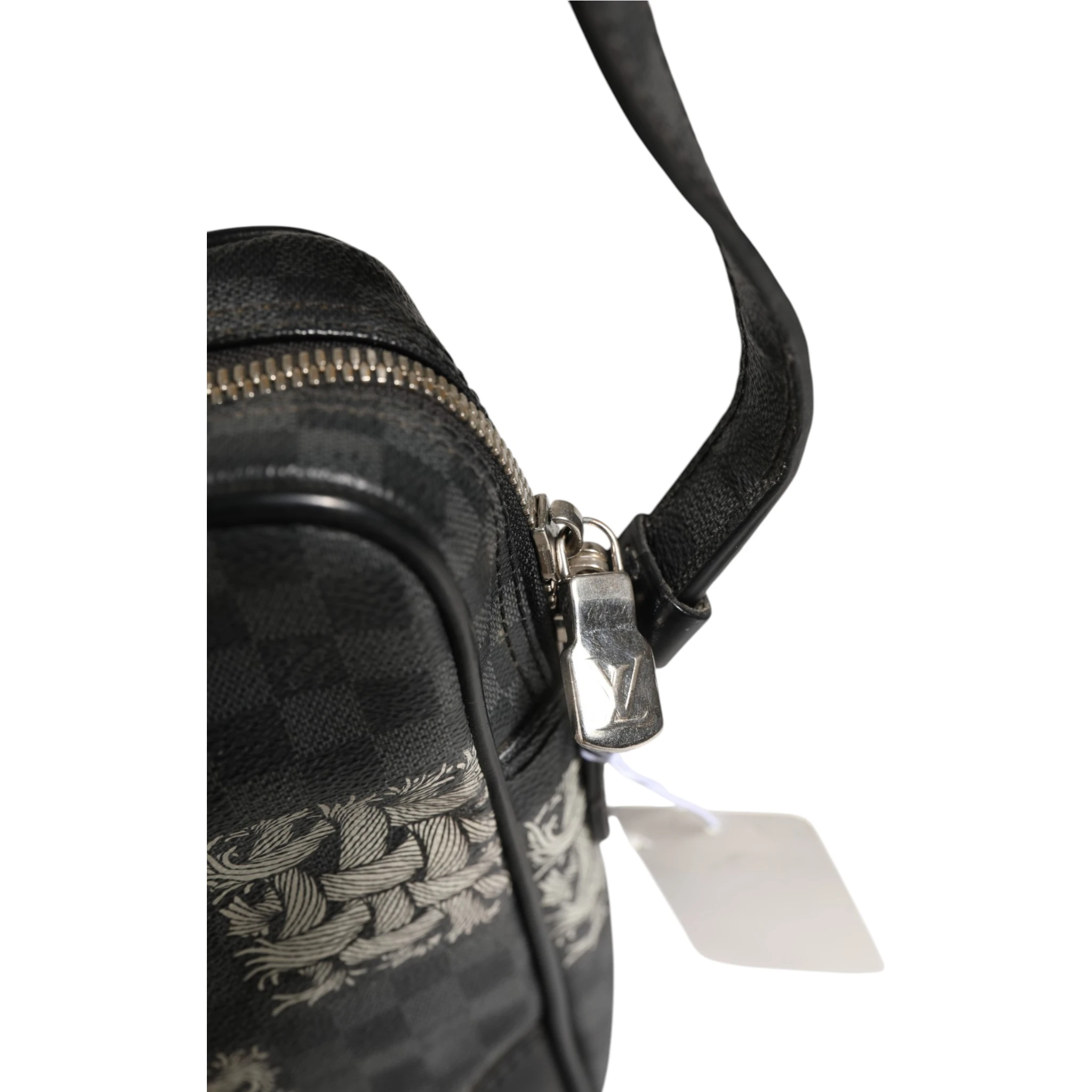 Black Damier Graphite Canvas Amazon Christopher Nemeth Shoulder Bag