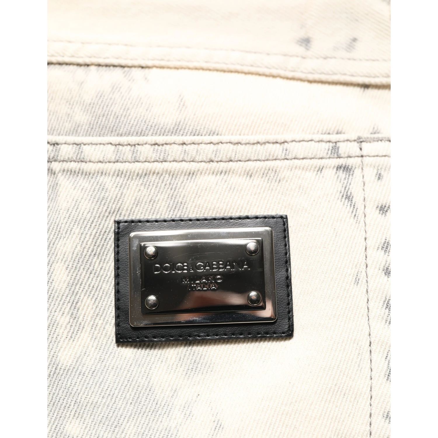 Beige Tie Dye Cotton Straight Men Denim Jeans