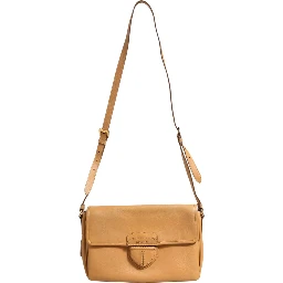 Sidonie Beige Pebble Leather shoulder bag