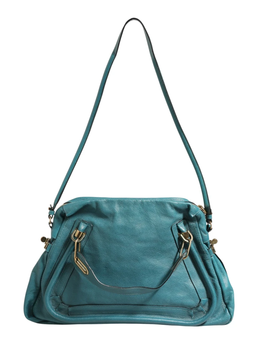 Paraty Bag in Aquamarine Leather