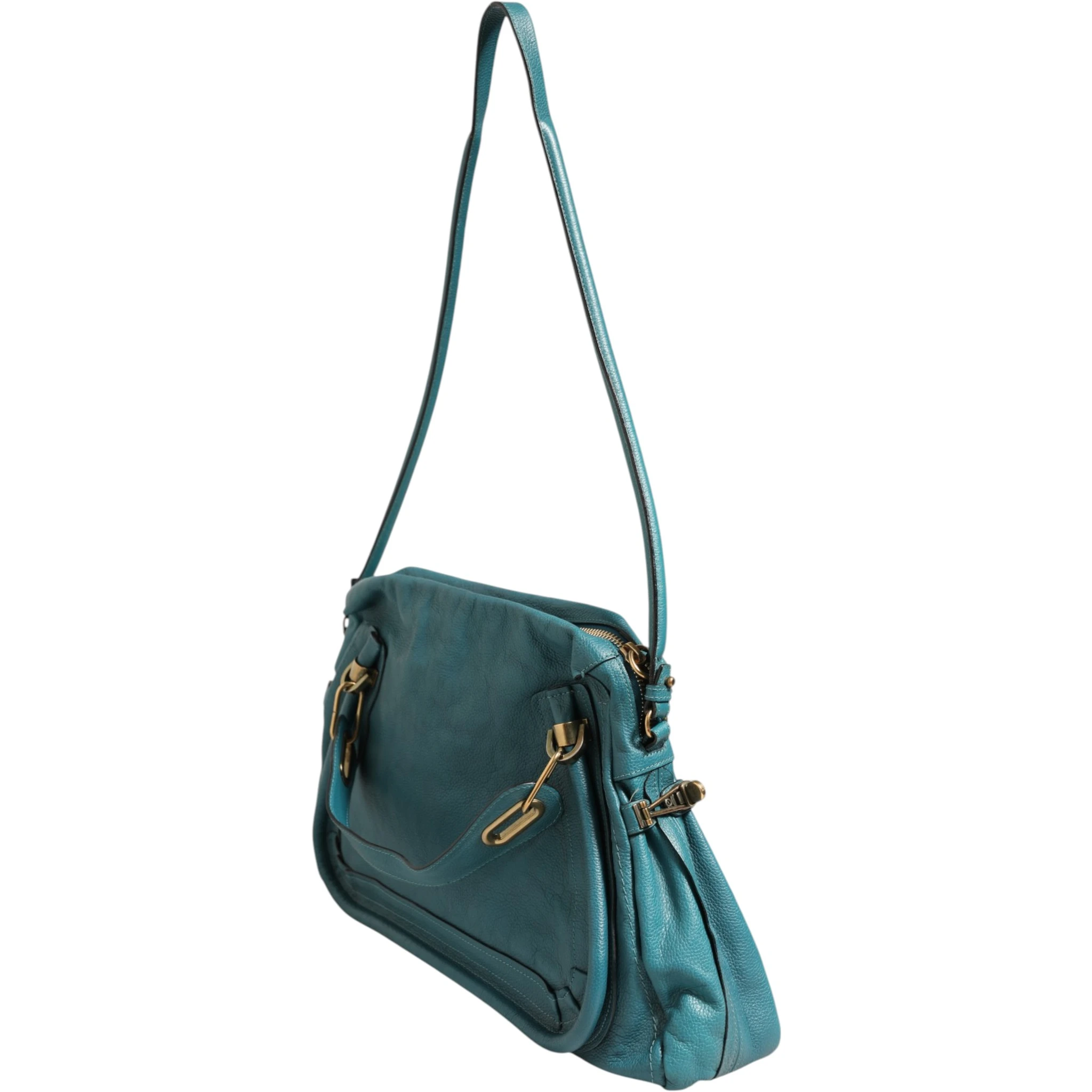 Paraty Bag in Aquamarine Leather