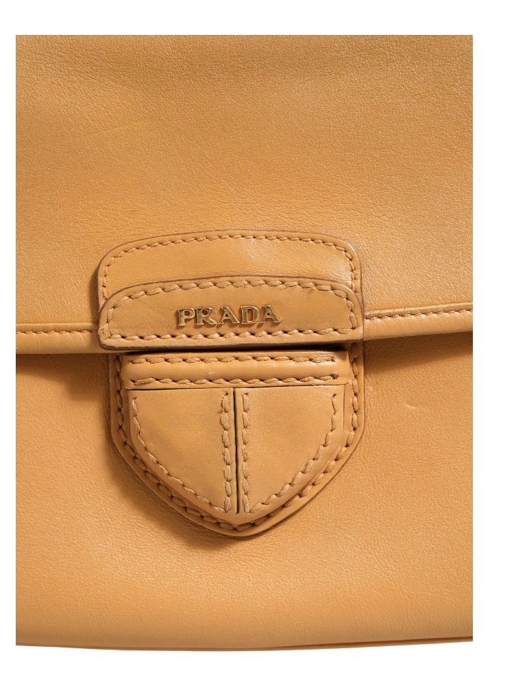 Sidonie Beige Pebble Leather shoulder bag alternative